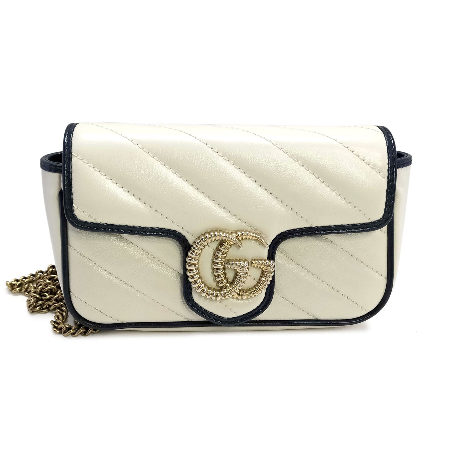 Gucci GG Marmont Calfskin Super Mini Shoulder Bag