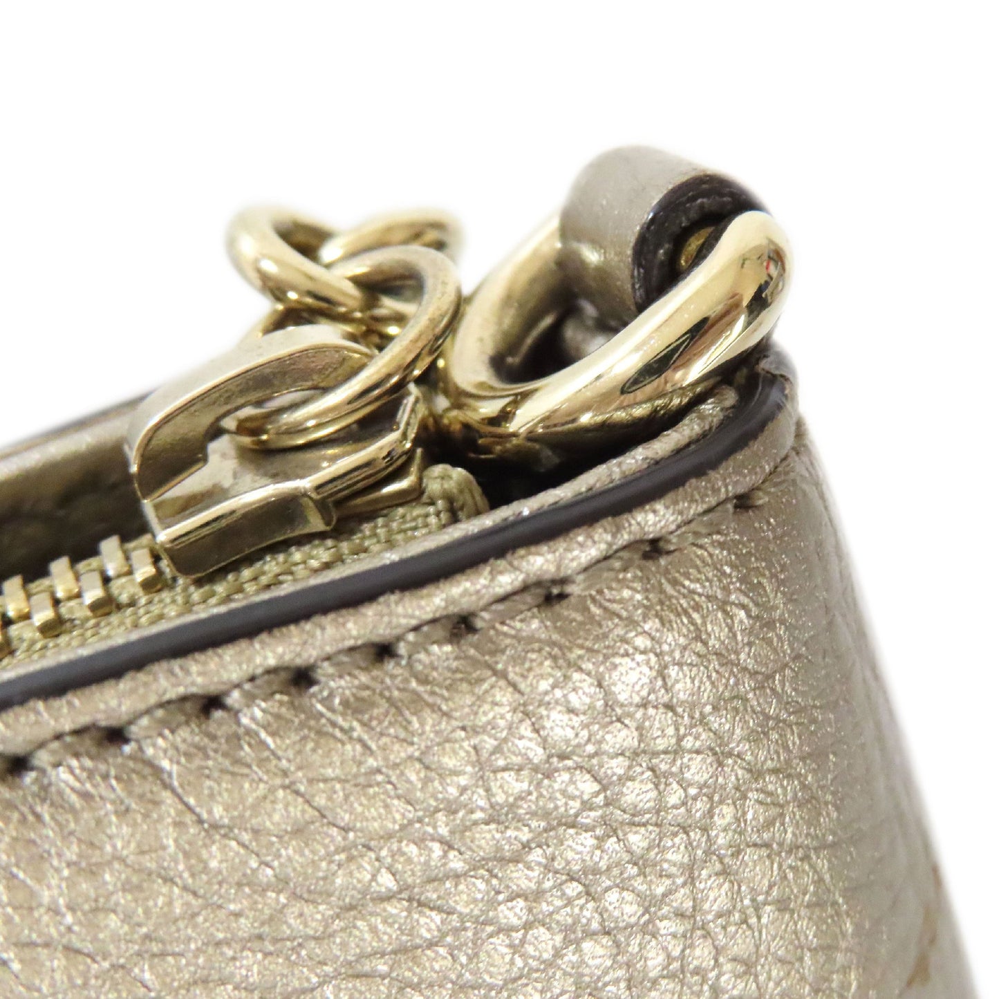 Gucci Pebbled Calfskin Soho Small Top Handle Bag