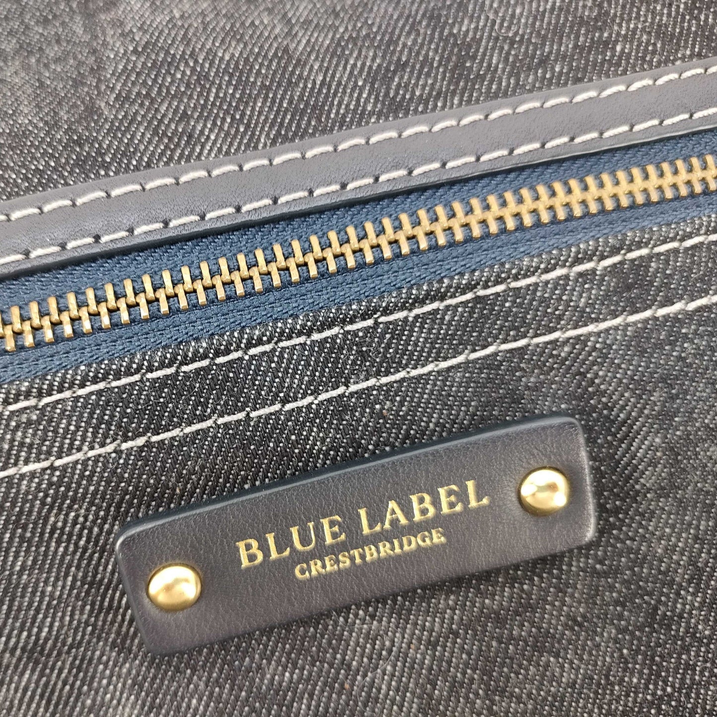 Burberry Denim Blue Label Tote Bag