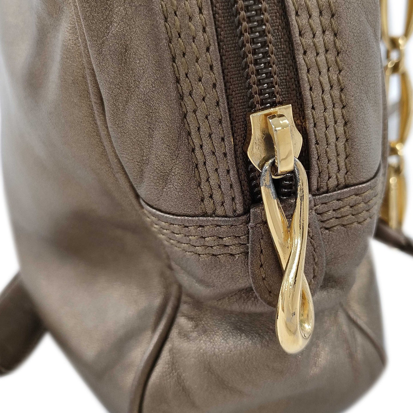 Loewe Anagram Leather Chain Shoulder Bag