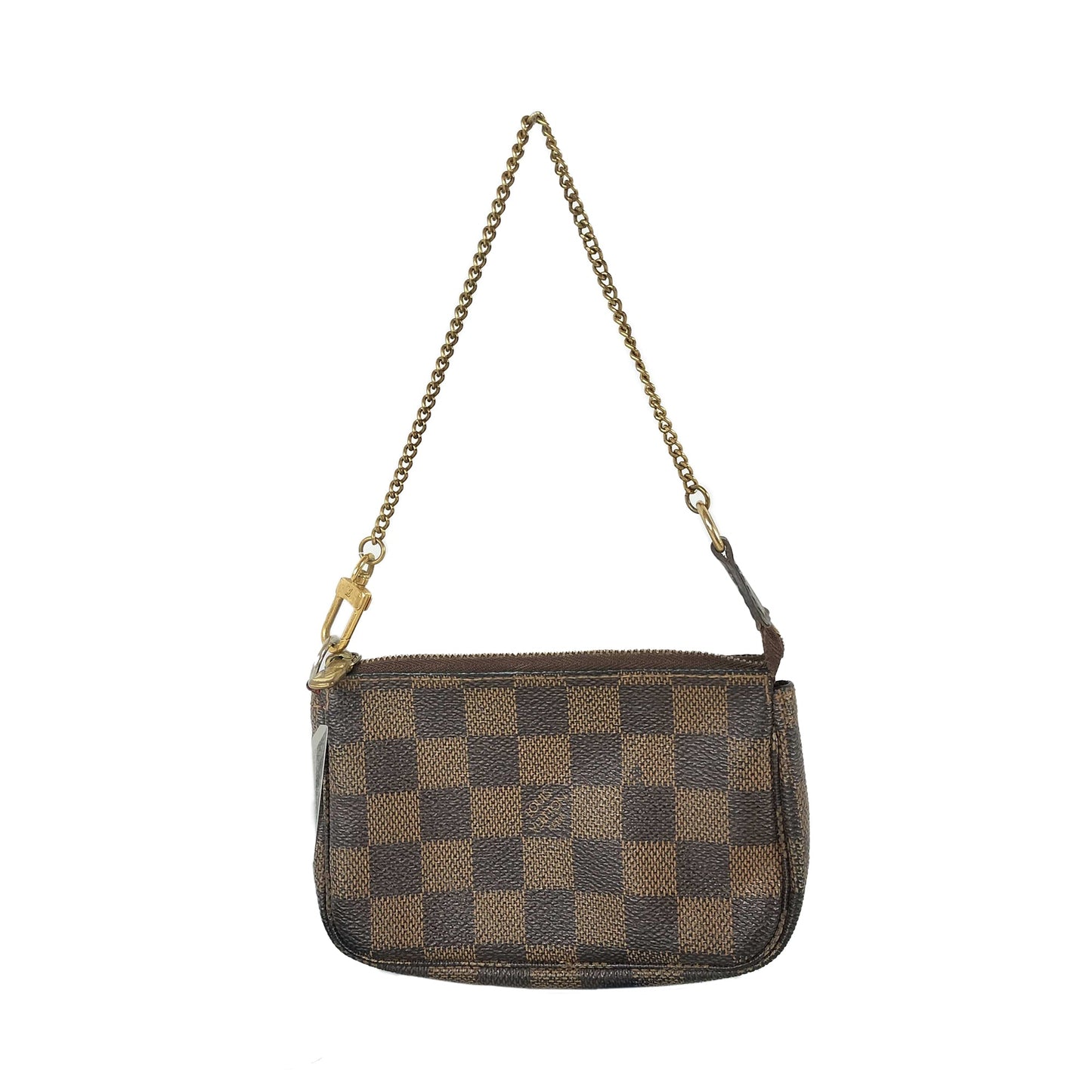 Louis Vuitton Damier Ebene Canvas Mini Pochette Accessories FL3068