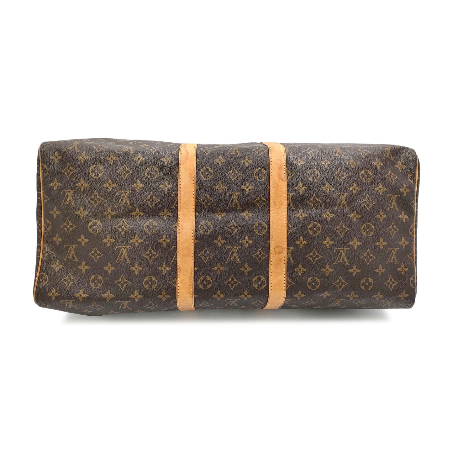 Louis Vuitton Monogram Canvas Keepall 55 Boston Travel Bag FL0011