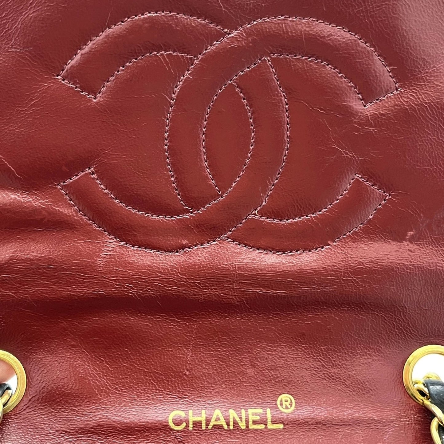 Chanel Quilted Lambskin Full Flap Shoulder Bag