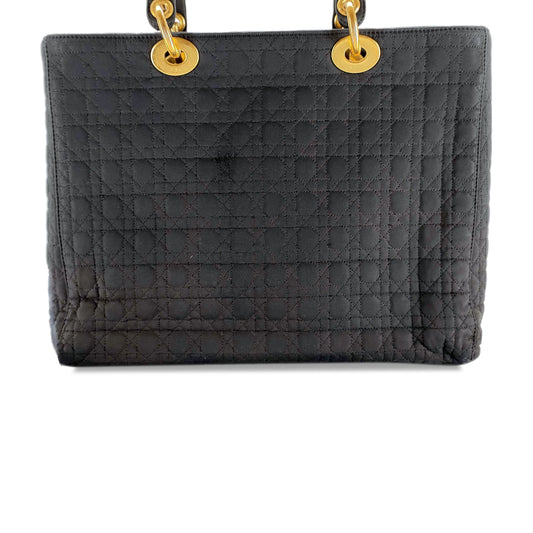 Dior Cannage Nylon Lady Dior Large Tote Bag