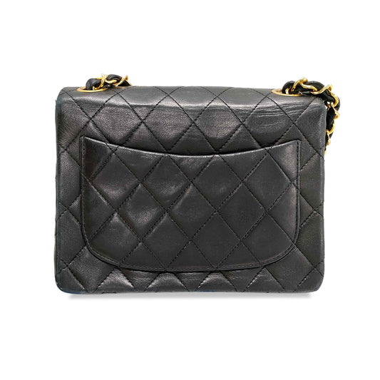 Chanel Quilted Lambskin Classic Flap Mini Shoulder Bag