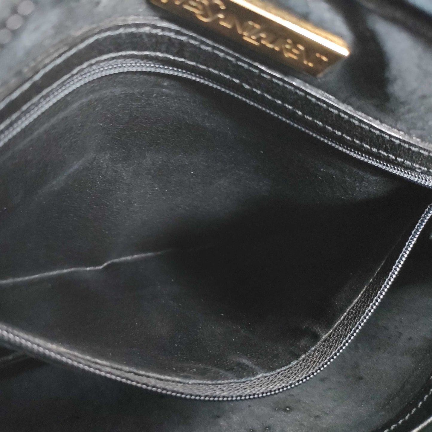 YSL Leather Clutch Bag