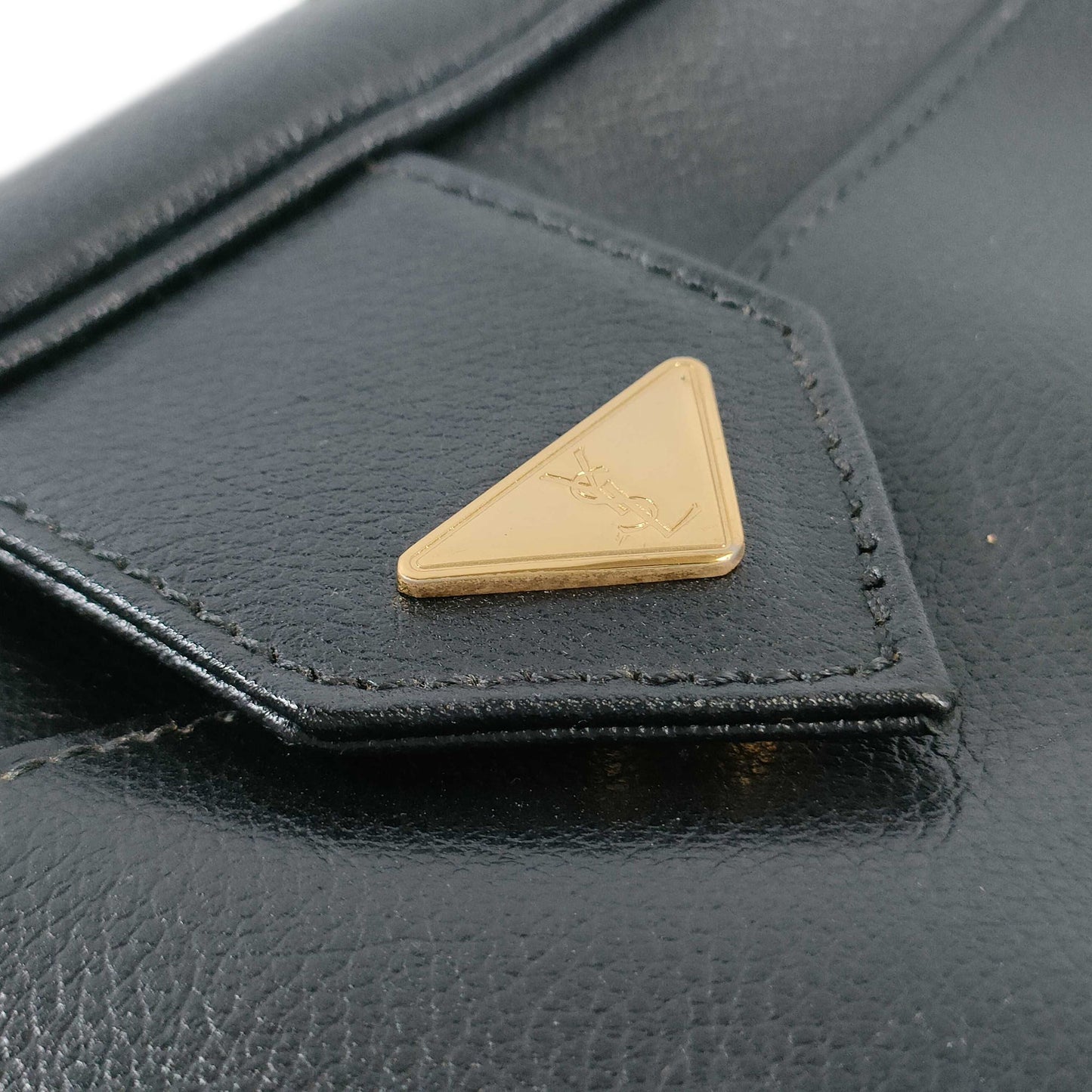 YSL Leather Clutch Bag