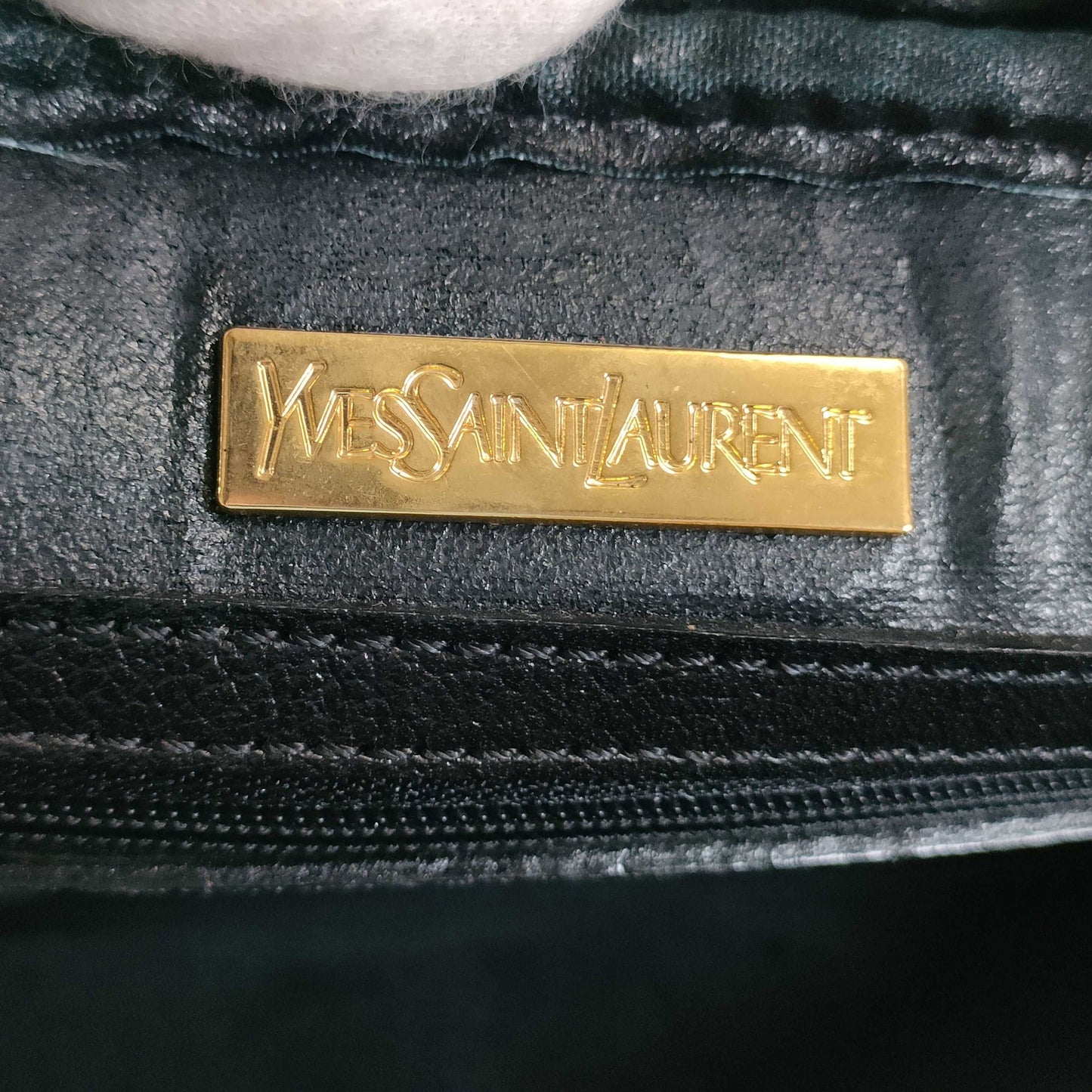 YSL Leather Clutch Bag