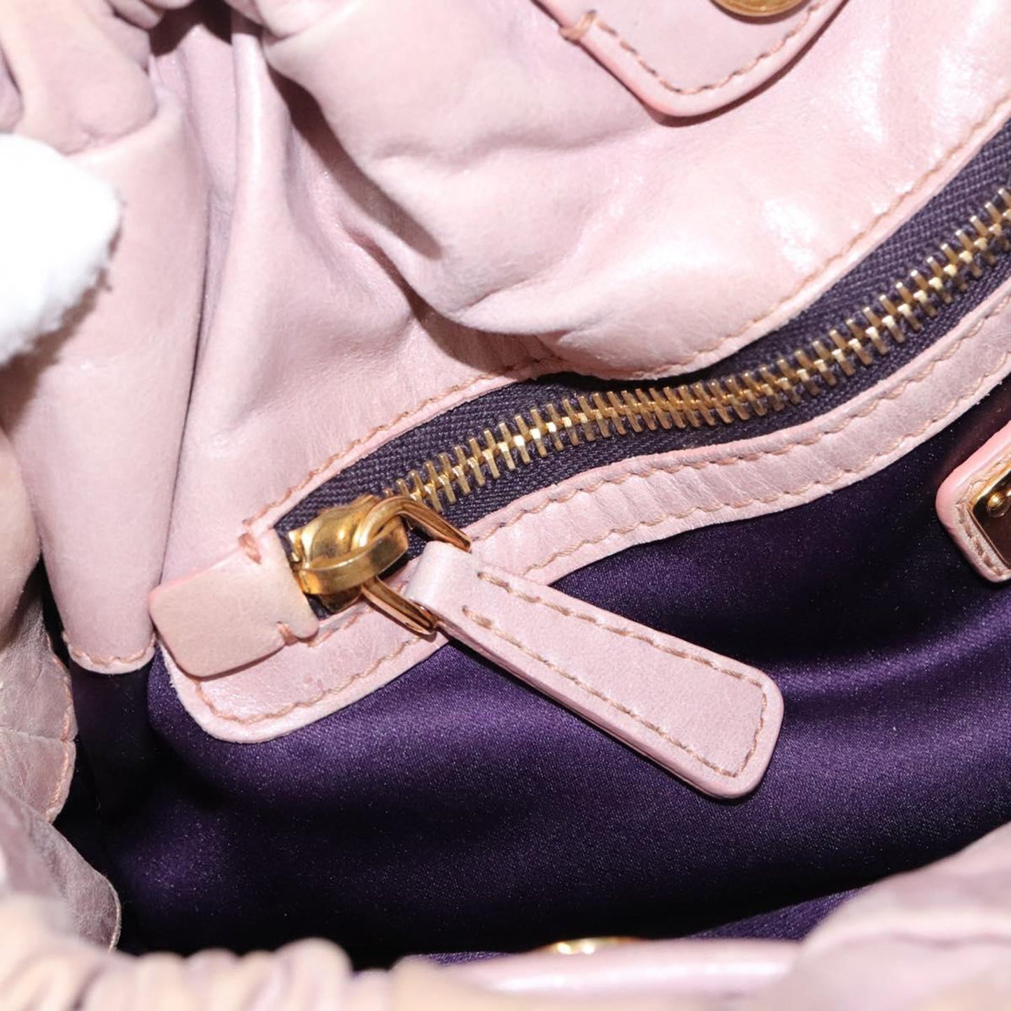 Miu Miu Vitello Leather Shoulder Bag