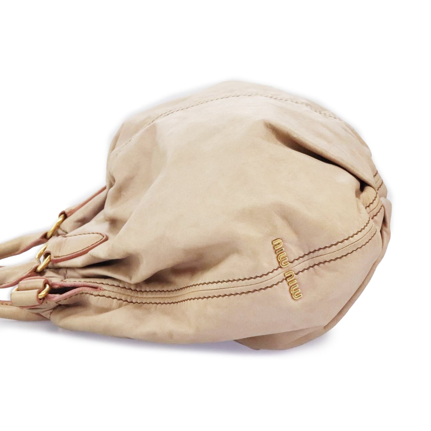 Miu Miu Vitello Leather Shoulder Bag