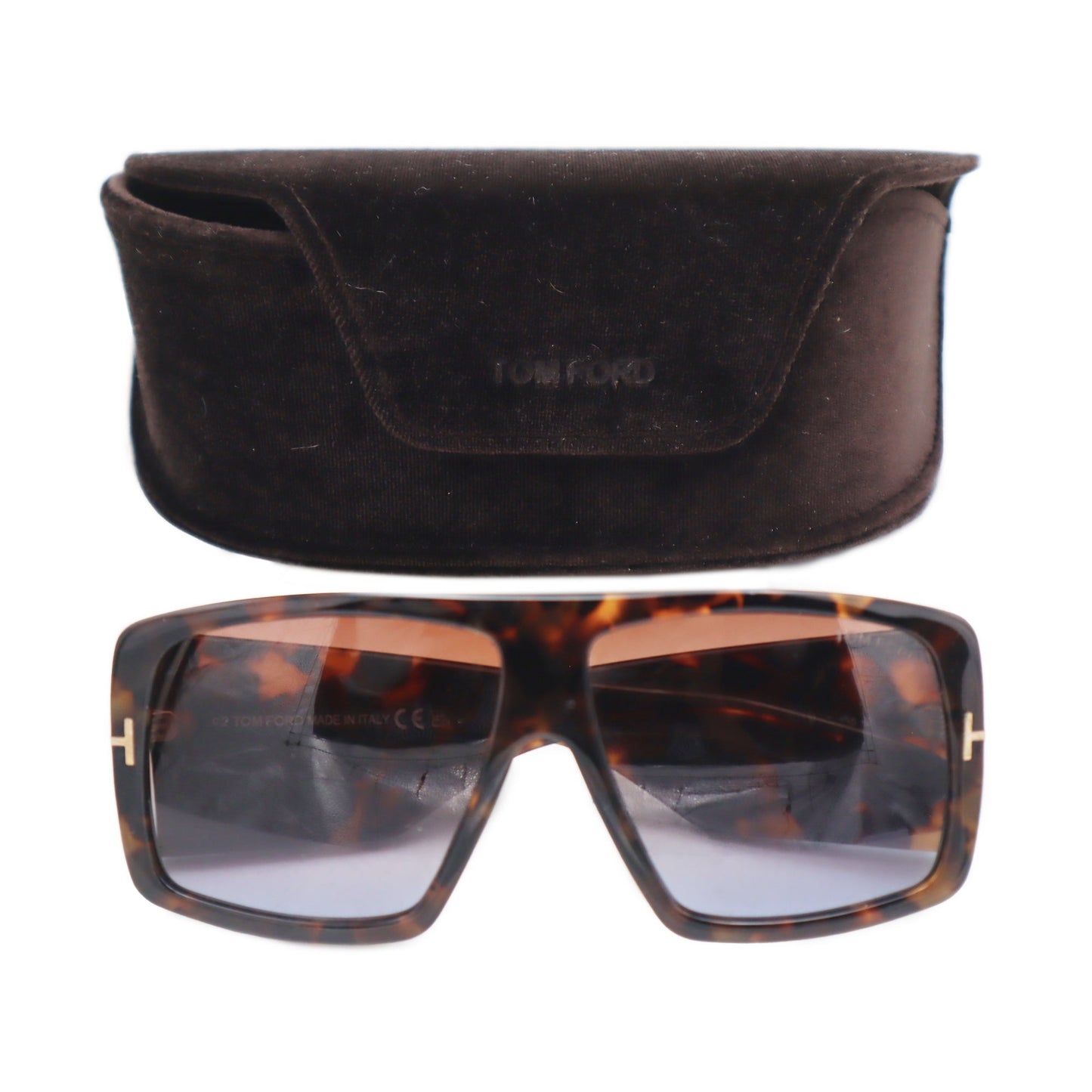 Tom Ford Raven Square Frame Sunglasses
