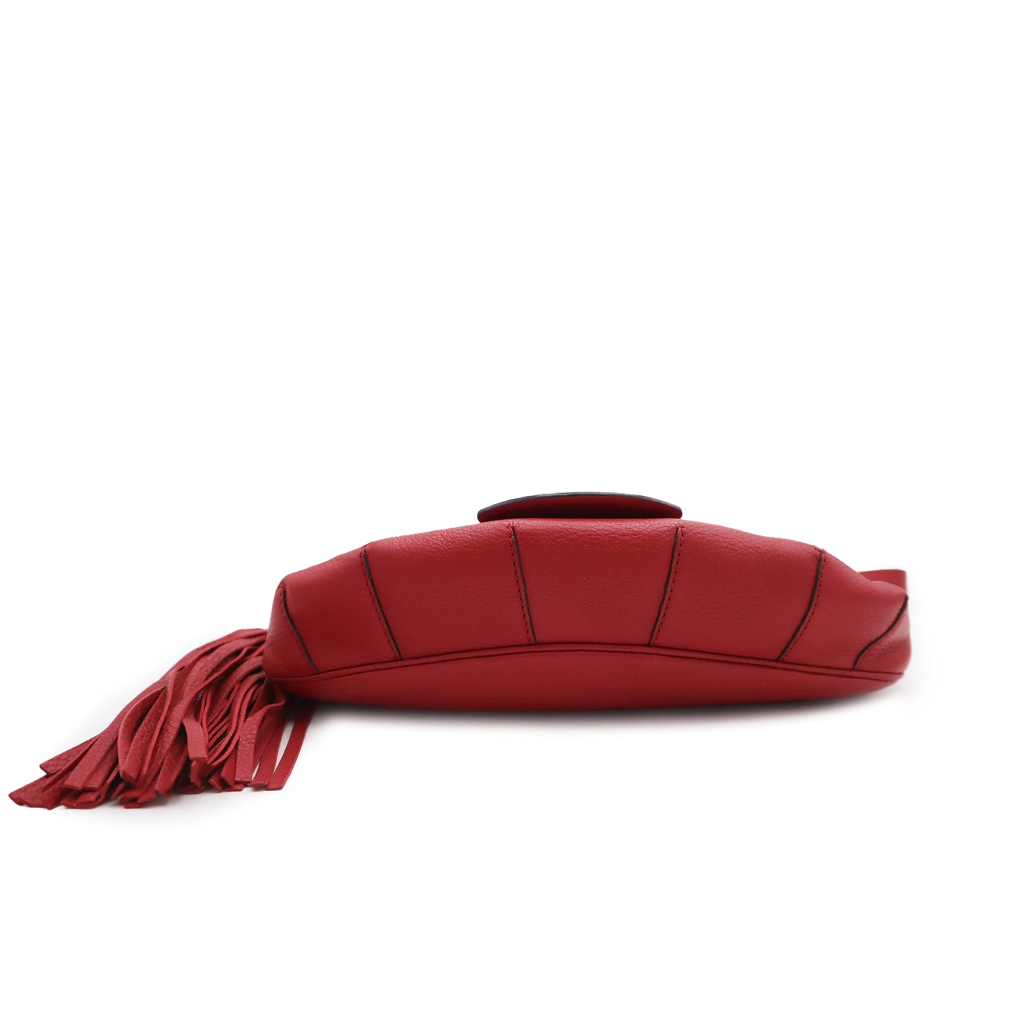 Gucci Calfskin Bamboo Nouveau Fringe Small Shoulder Bag