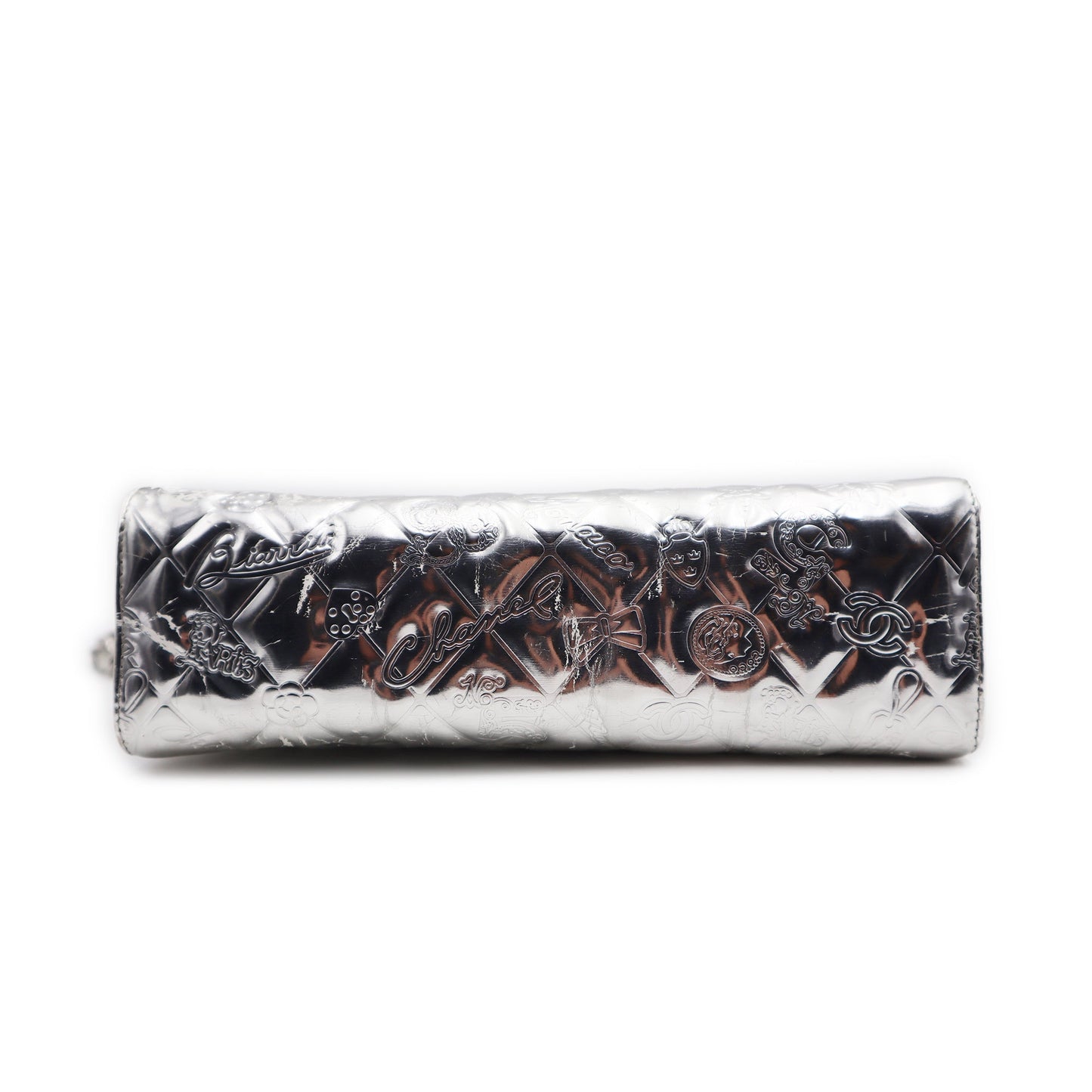 Chanel Metallic Patent Lucky Symbols Pochette