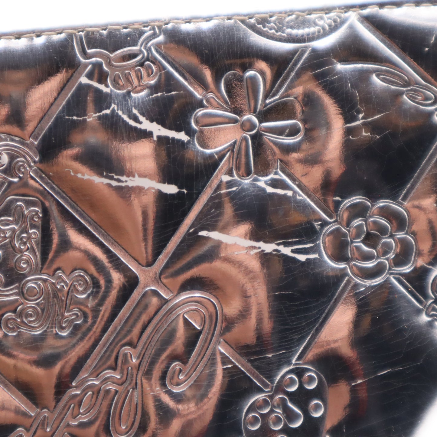 Chanel Metallic Patent Lucky Symbols Pochette