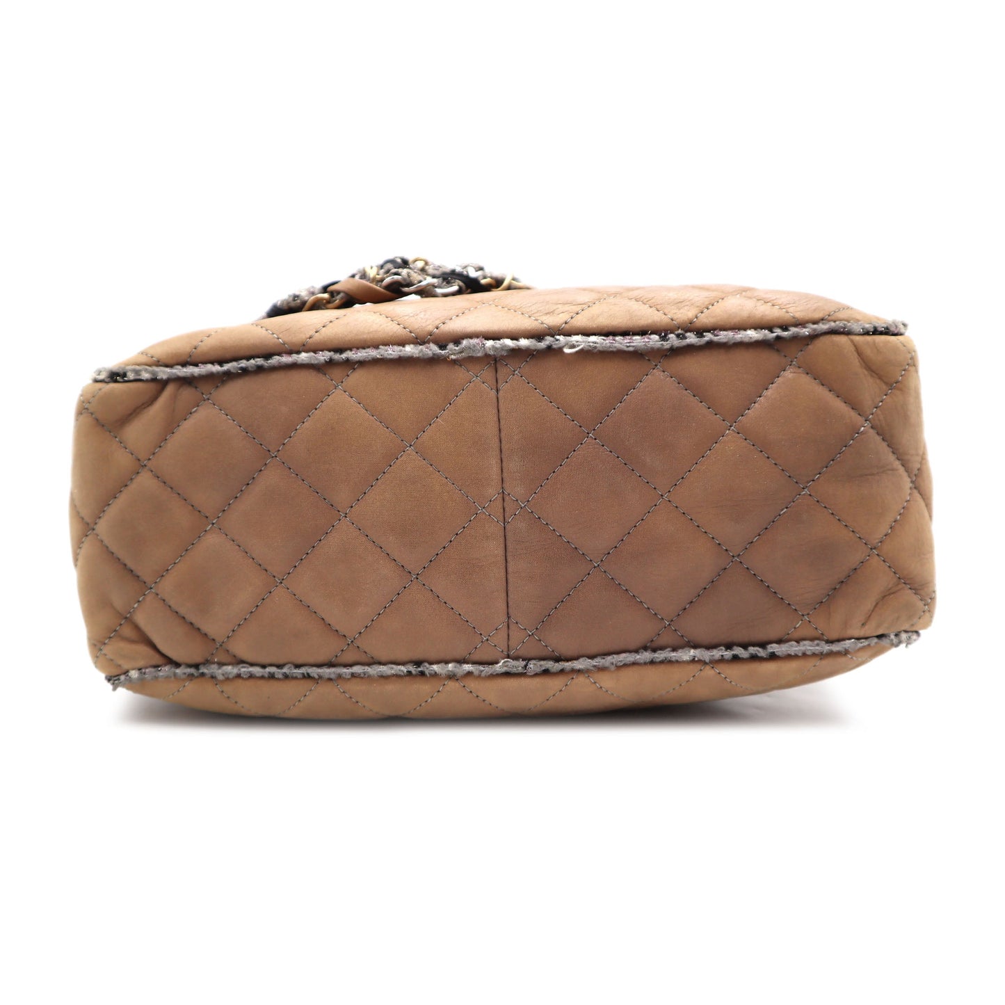 Chanel Quilted Calfskin Tweedy Shoulder Bag