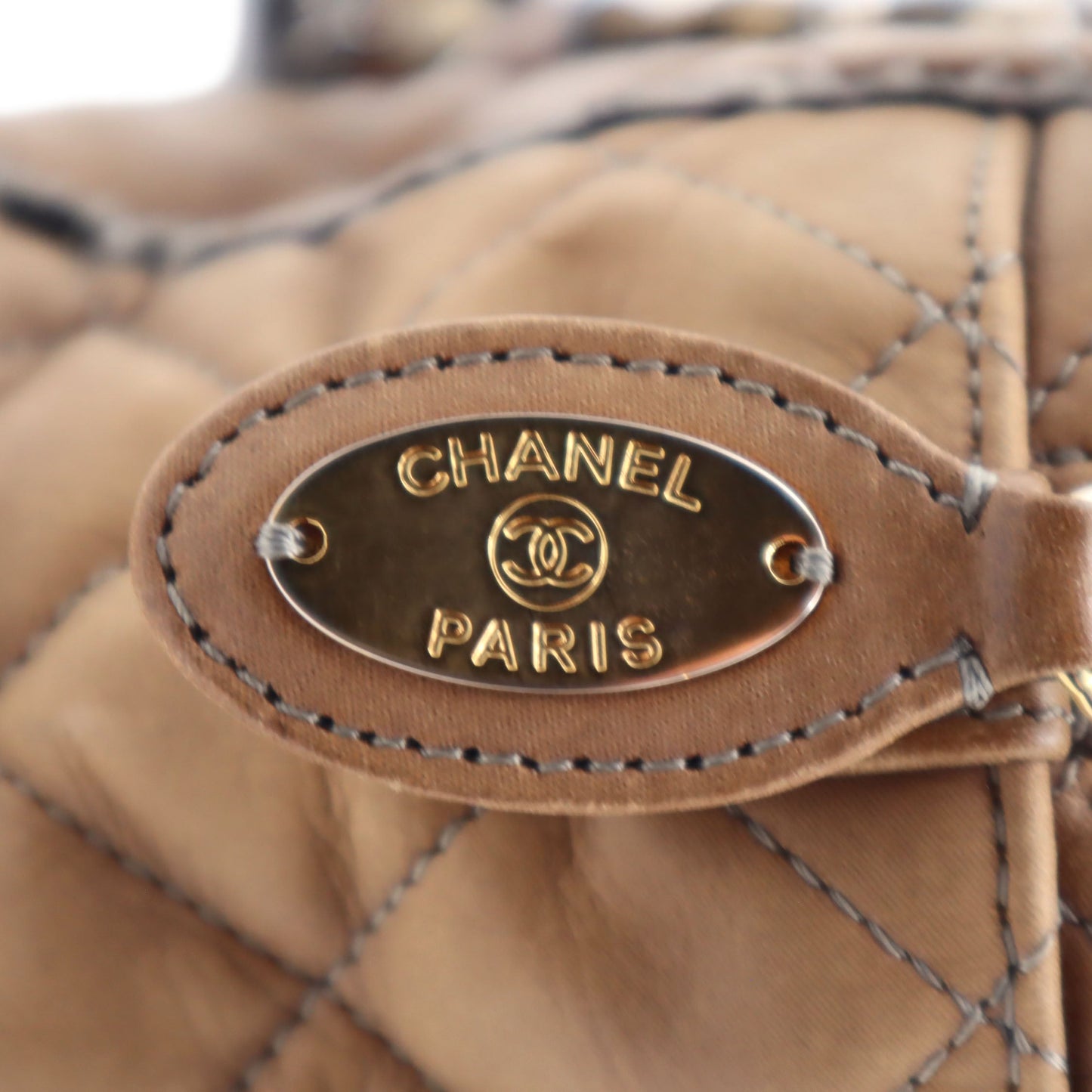 Chanel Quilted Calfskin Tweedy Shoulder Bag