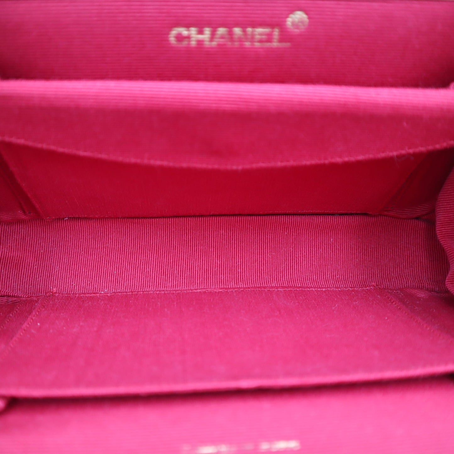 Chanel Chevron Quilted Jersey Cotton Shoulder Bag