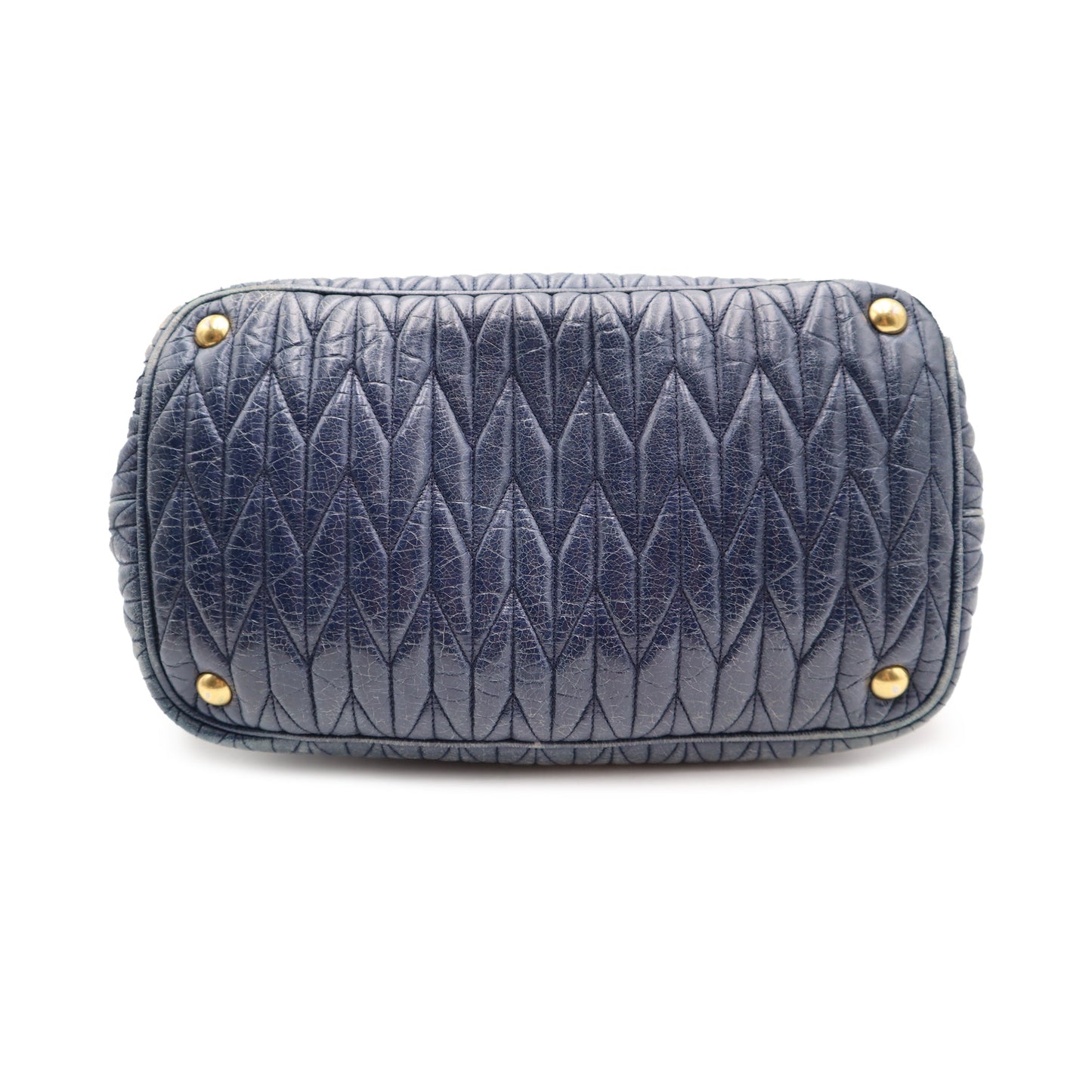 Miu Miu Matelasse Leather Convertible Tote Bag