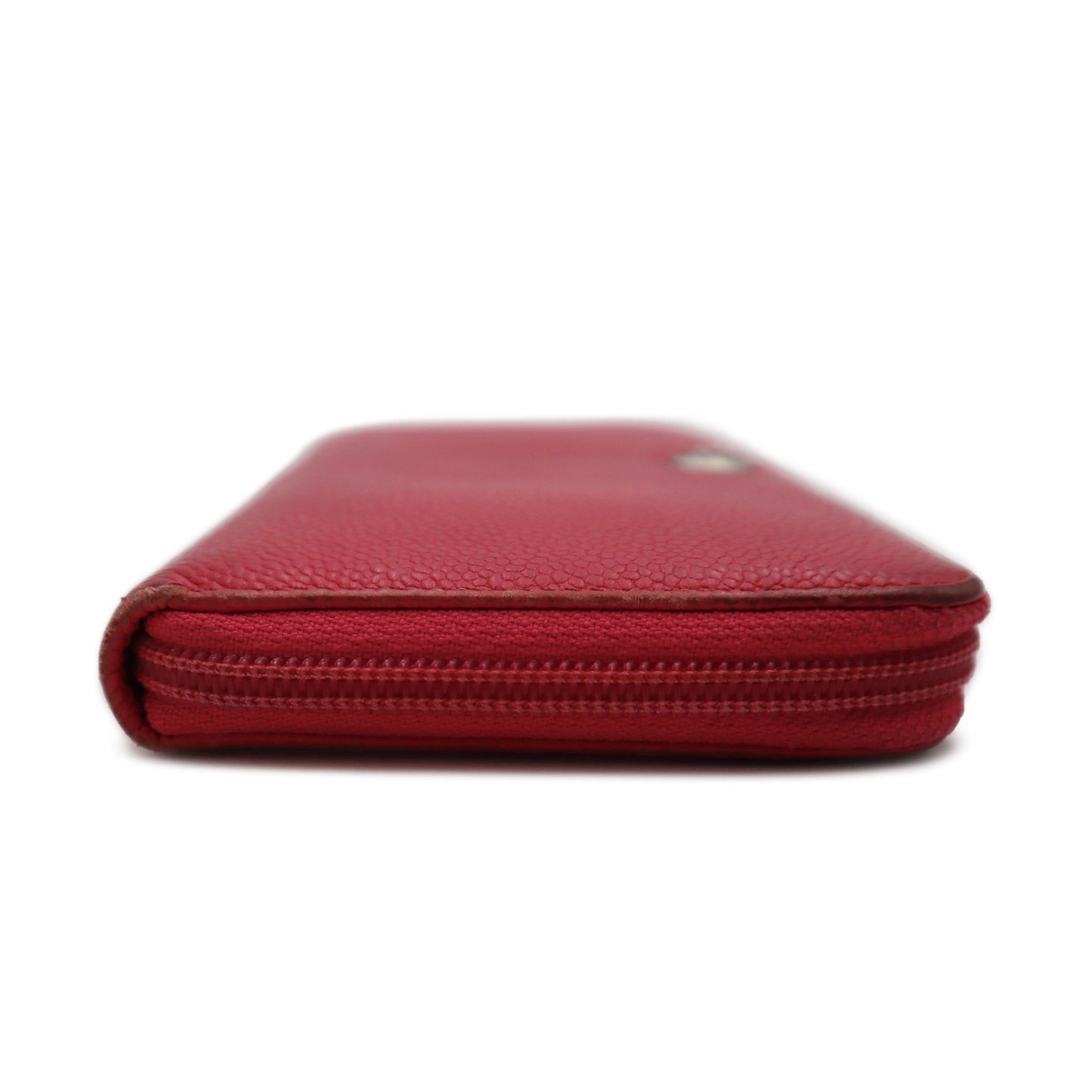 Chanel Caviar Zip Around Wallet
