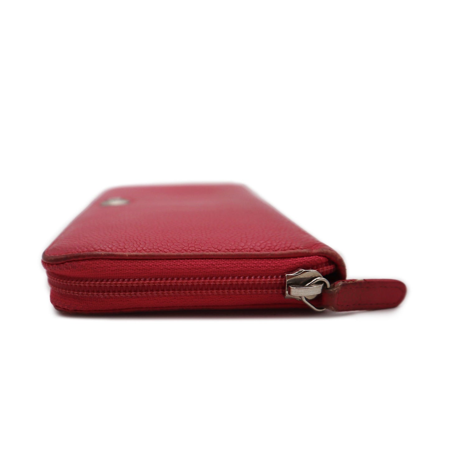 Chanel Caviar Zip Around Wallet