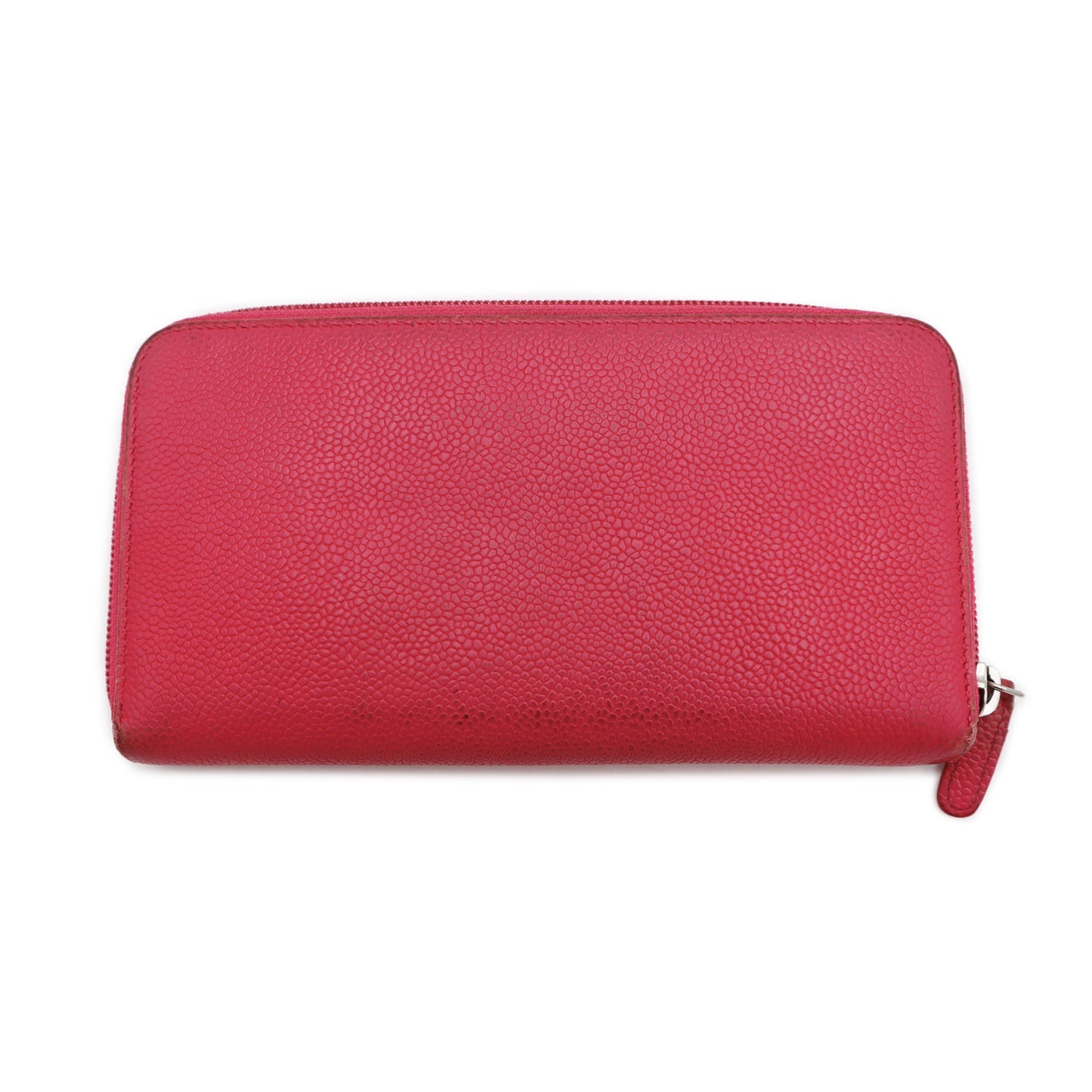 Chanel Caviar Zip Around Wallet