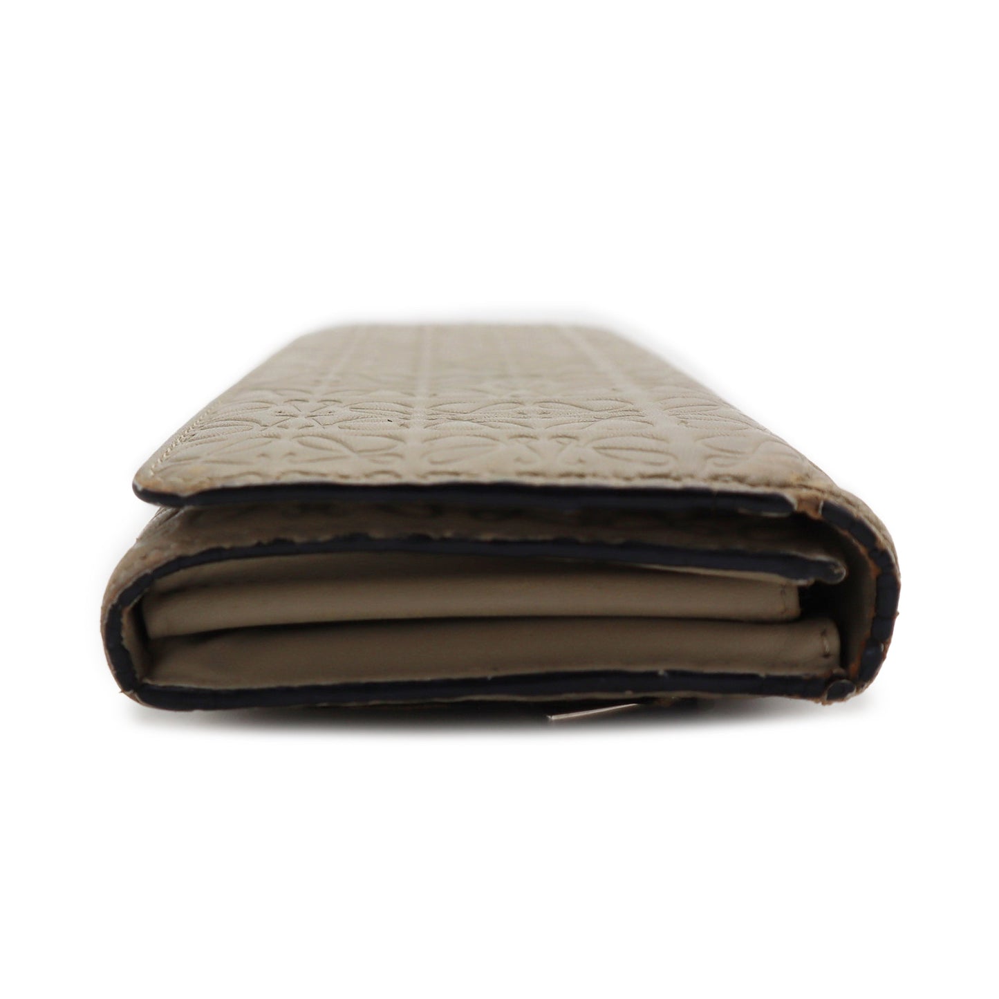 Loewe Embossed Leather Long Wallet