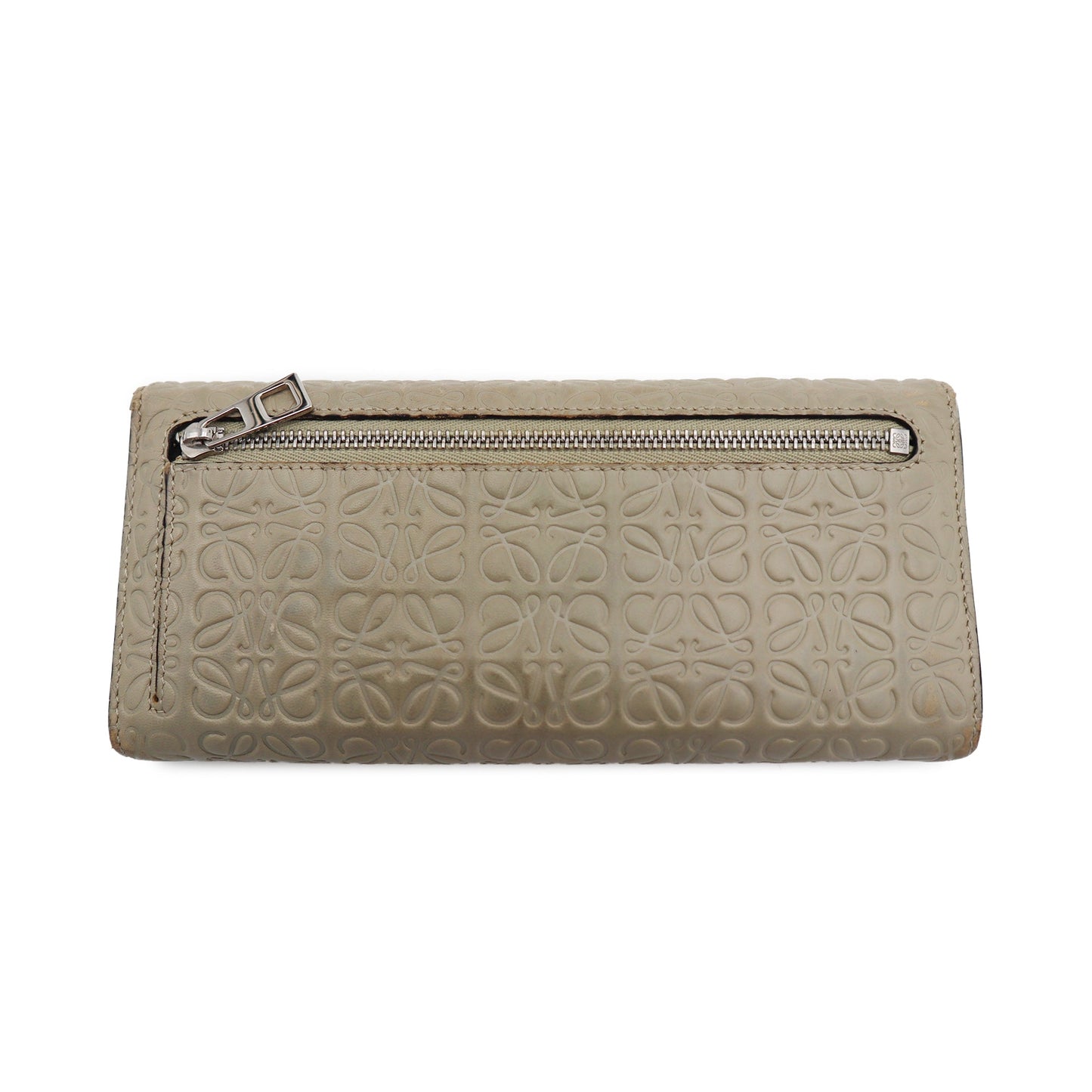 Loewe Embossed Leather Long Wallet