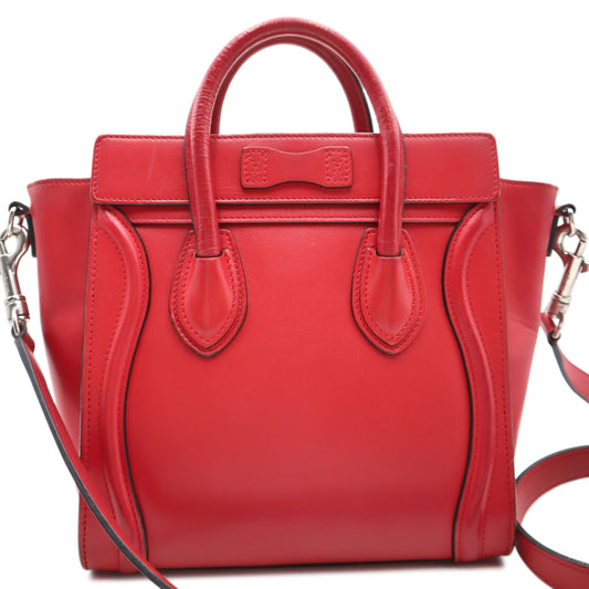 Celine Smooth Calfskin Luggage Tote Bag