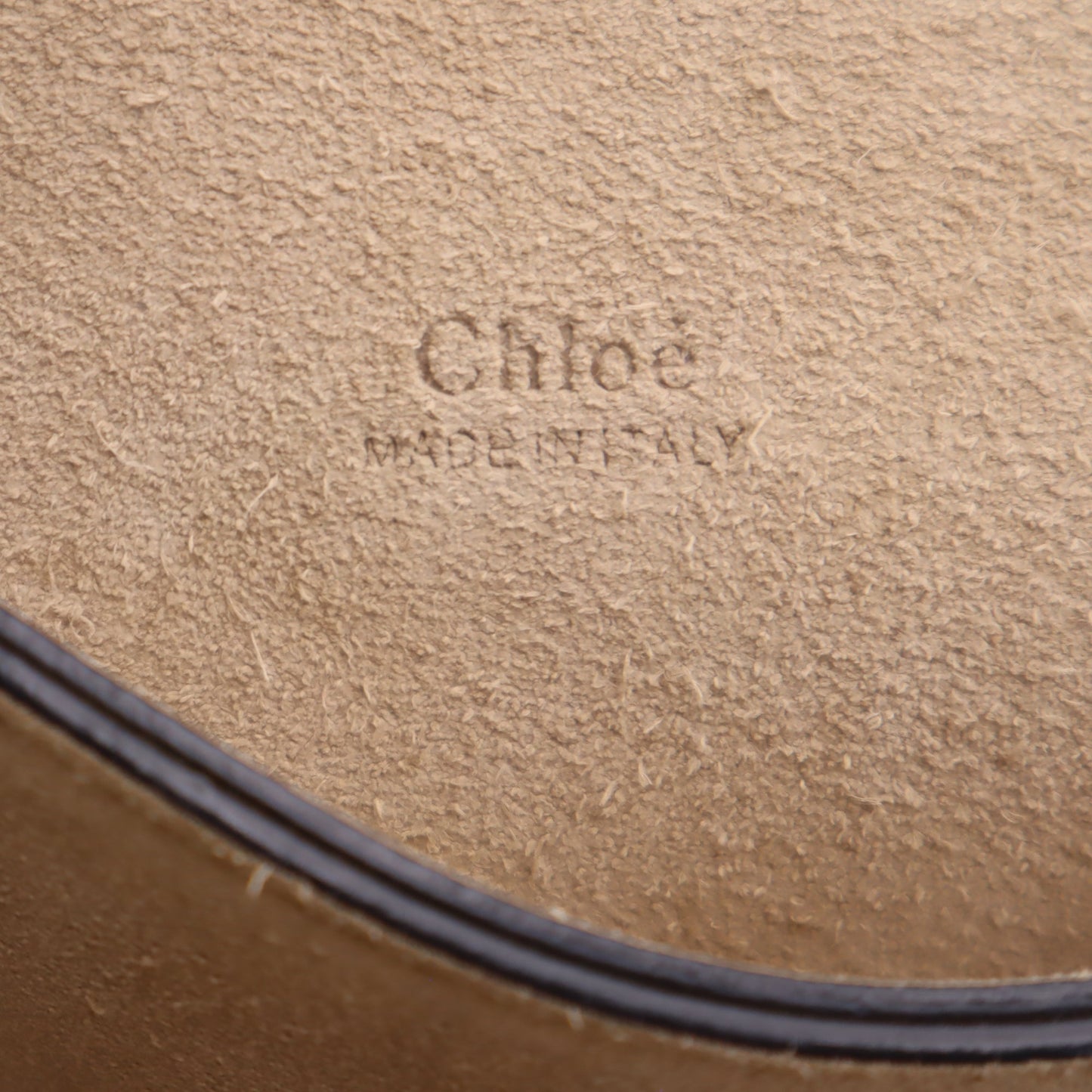 Chloe Calfskin Suede Medium Faye Shoulder Bag