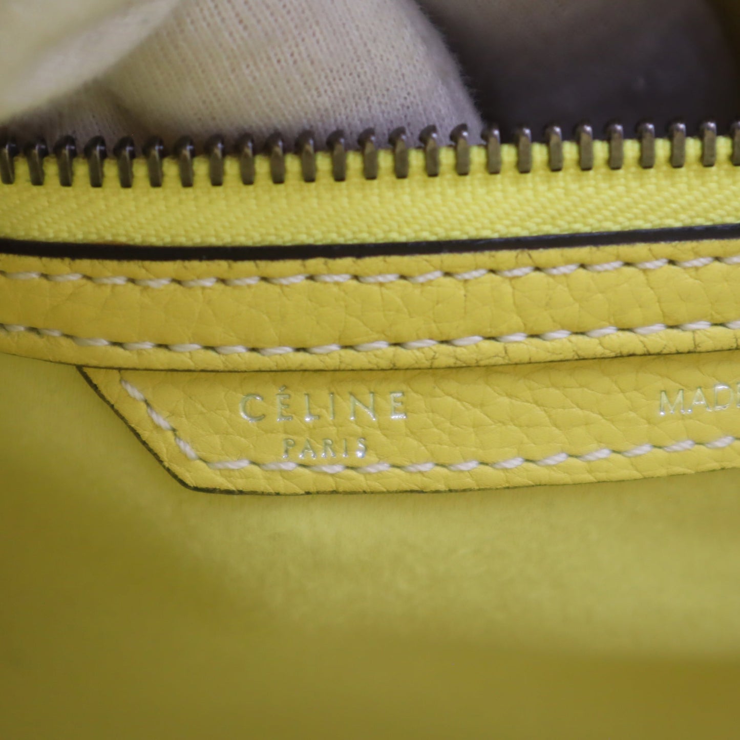 Celine Smooth Calfskin Luggage Tote Bag