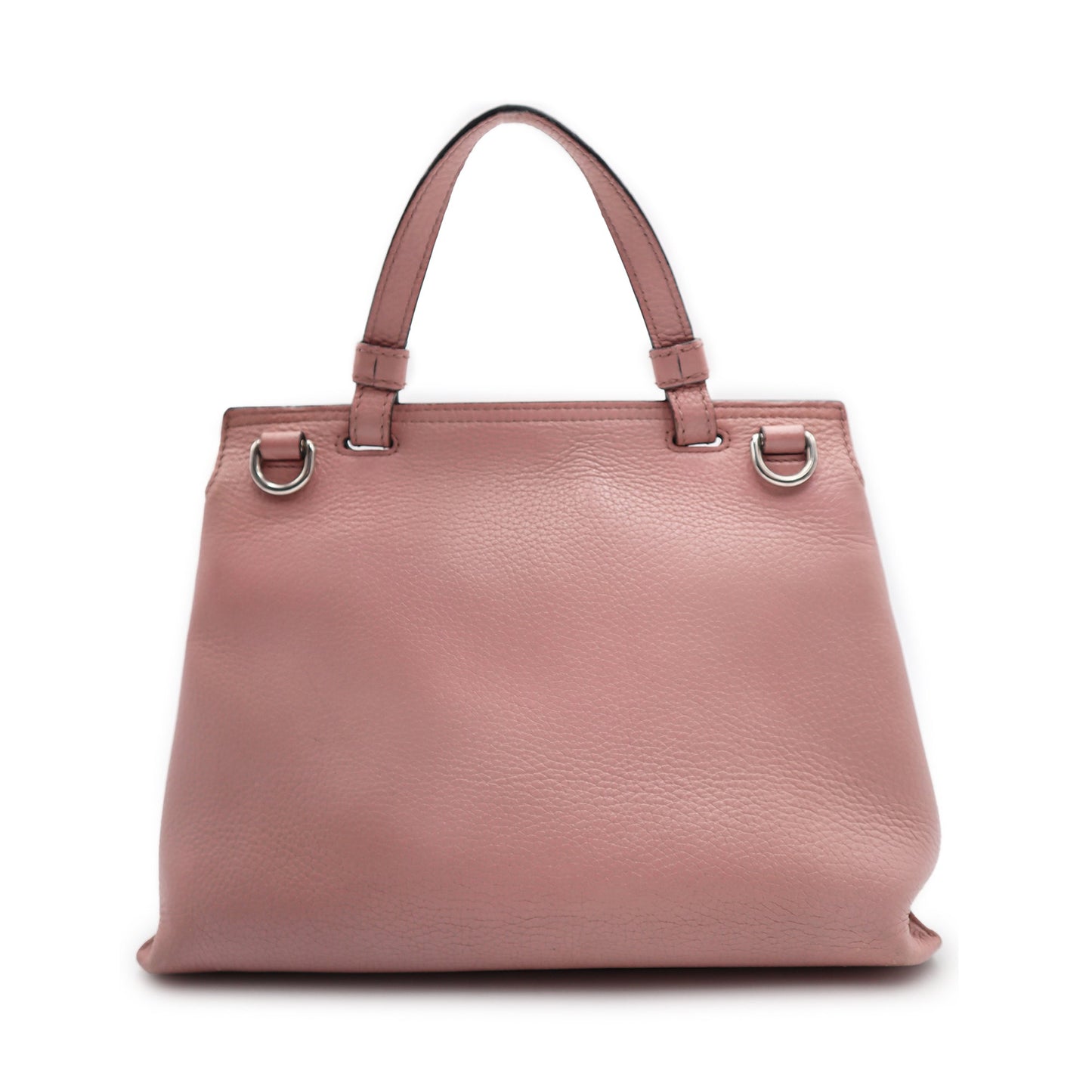 Gucci Calfskin Bamboo Daily Medium Top Handle Bag