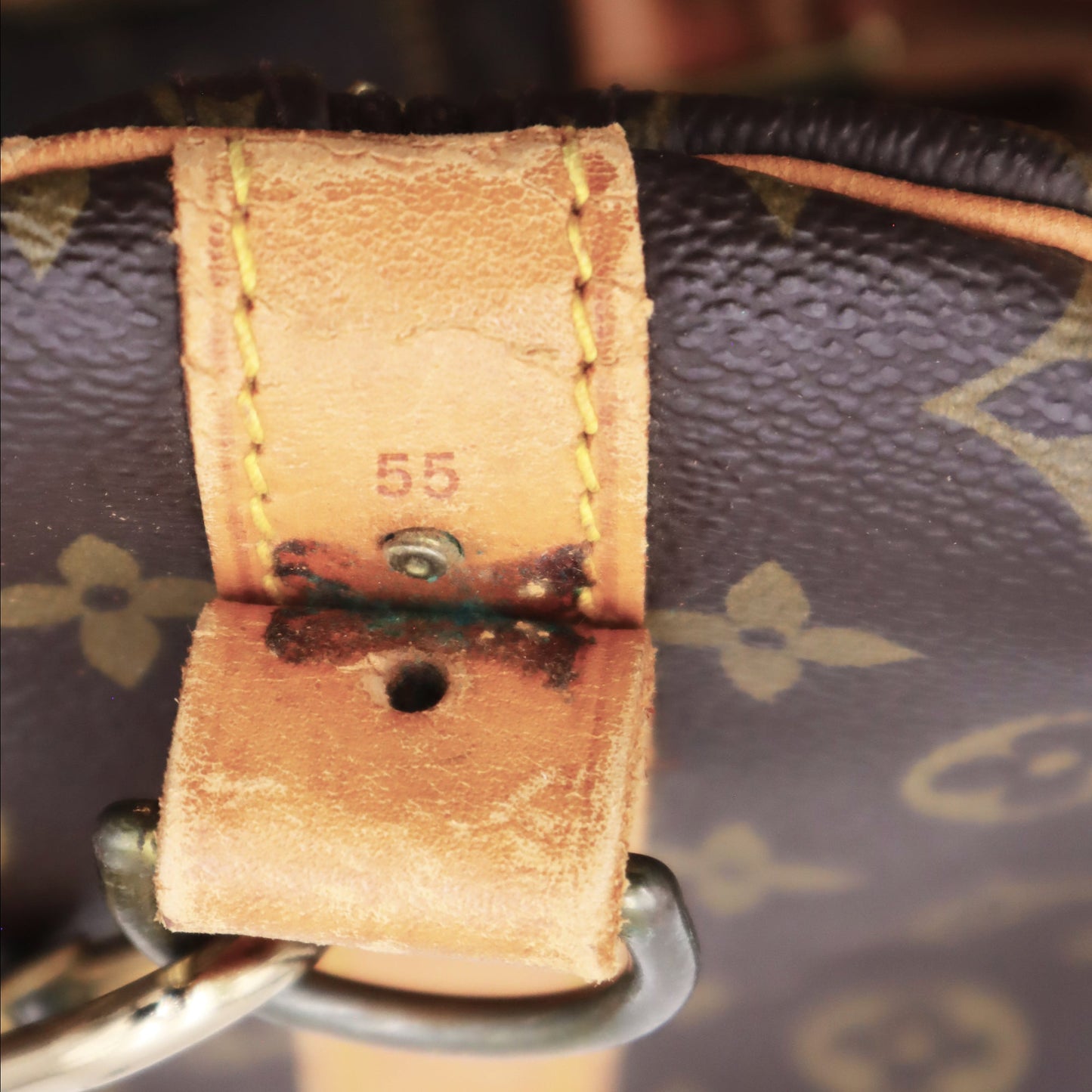 Louis Vuitton Monogram Canvas Keepall 55 Bandouliere Travel Bag 893