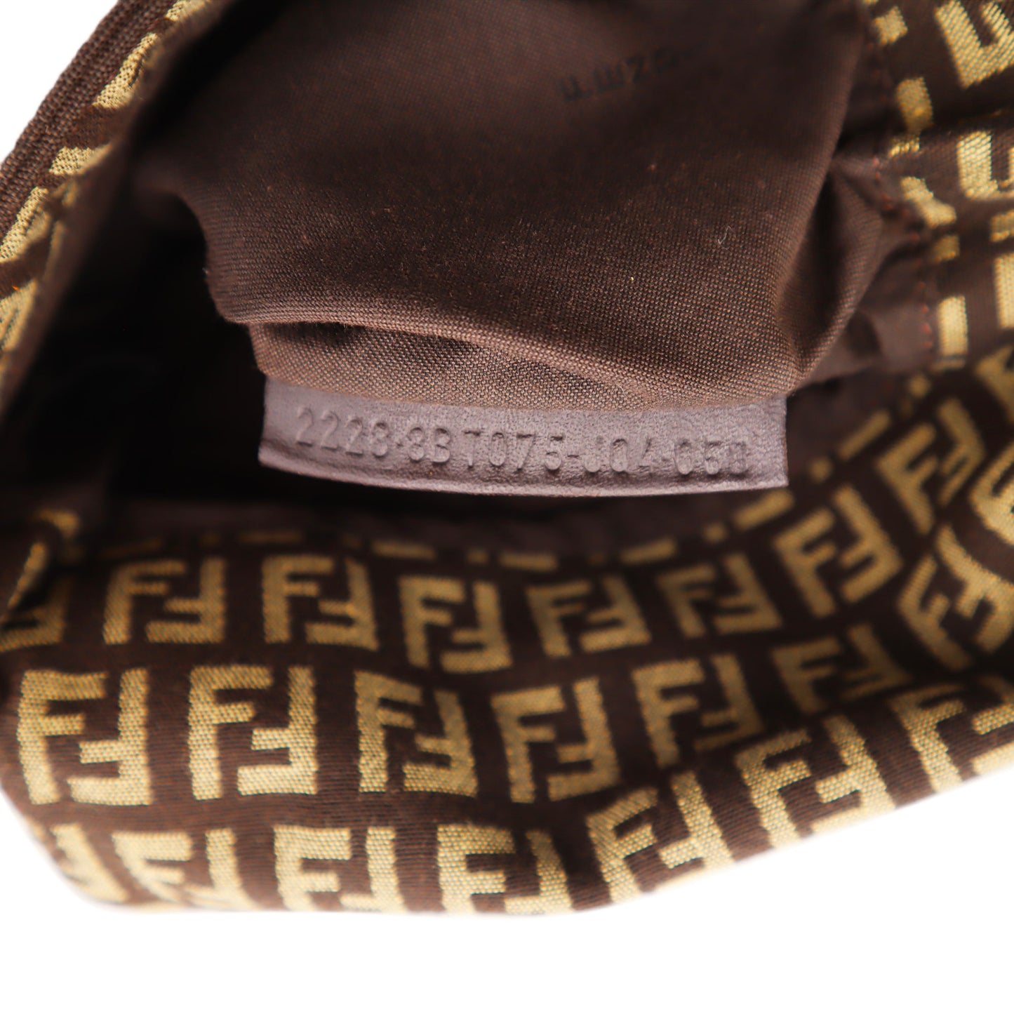 Fendi Zucchino Canvas Crossbody Bag