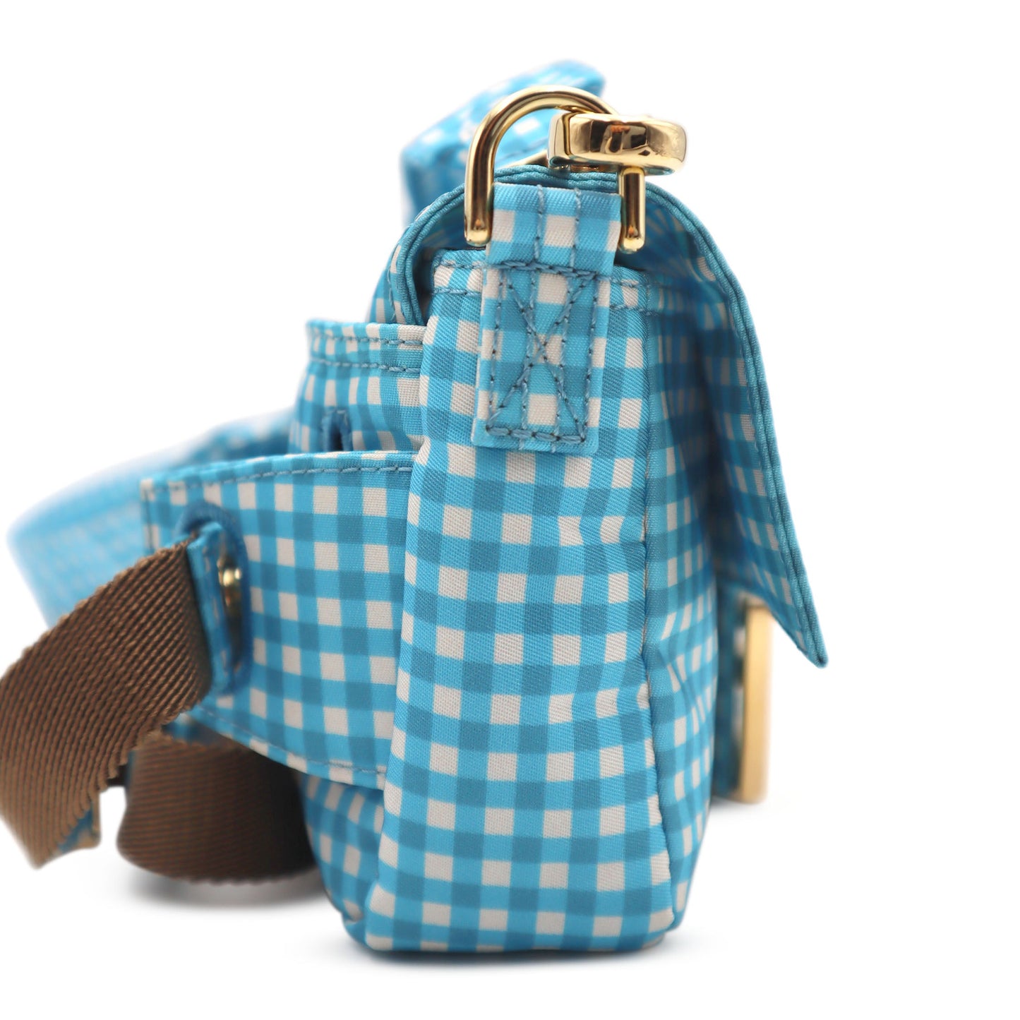Fendi Check Nylon Joshua Vides Baguette Convertible Waist Bag
