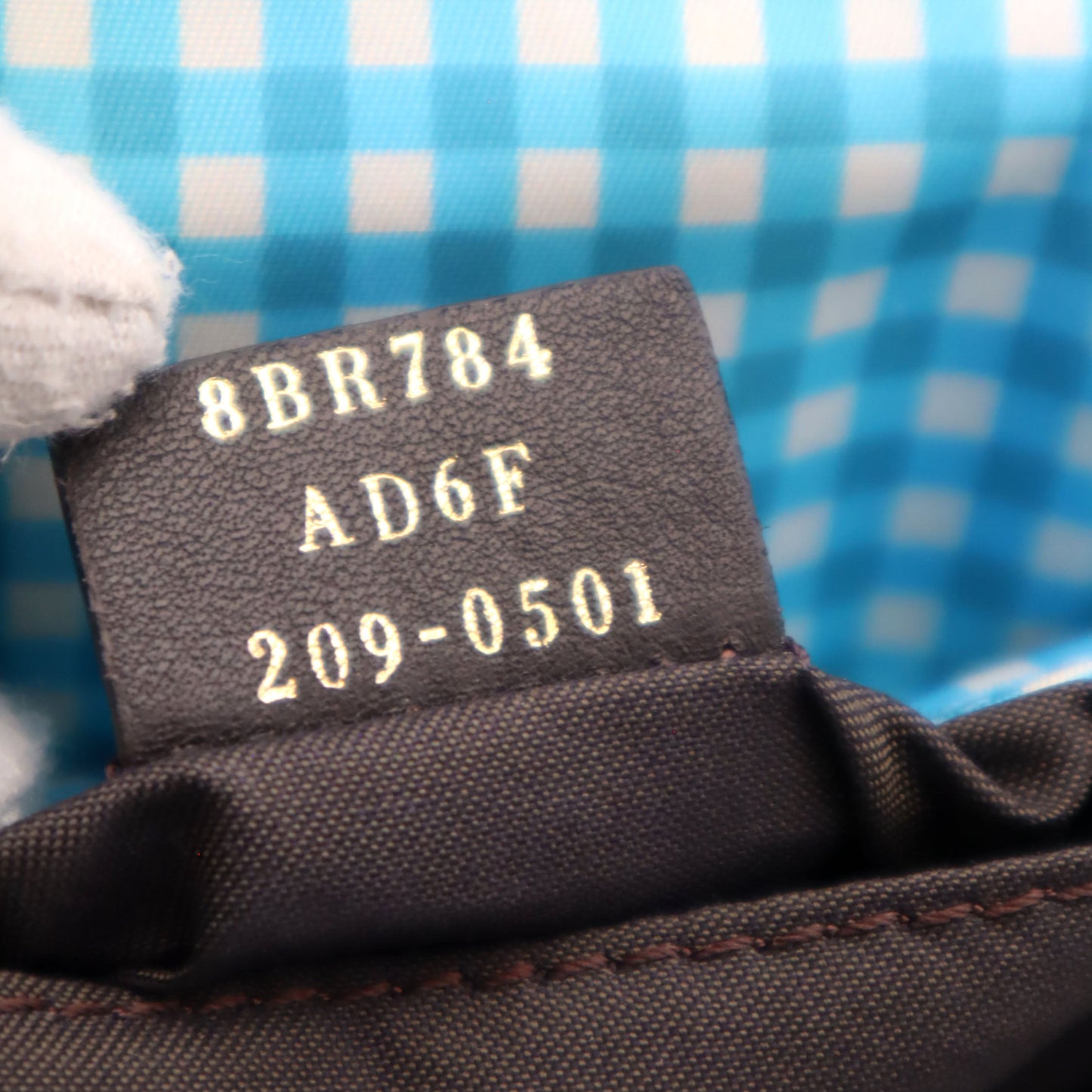 Fendi Check Nylon Joshua Vides Baguette Convertible Waist Bag
