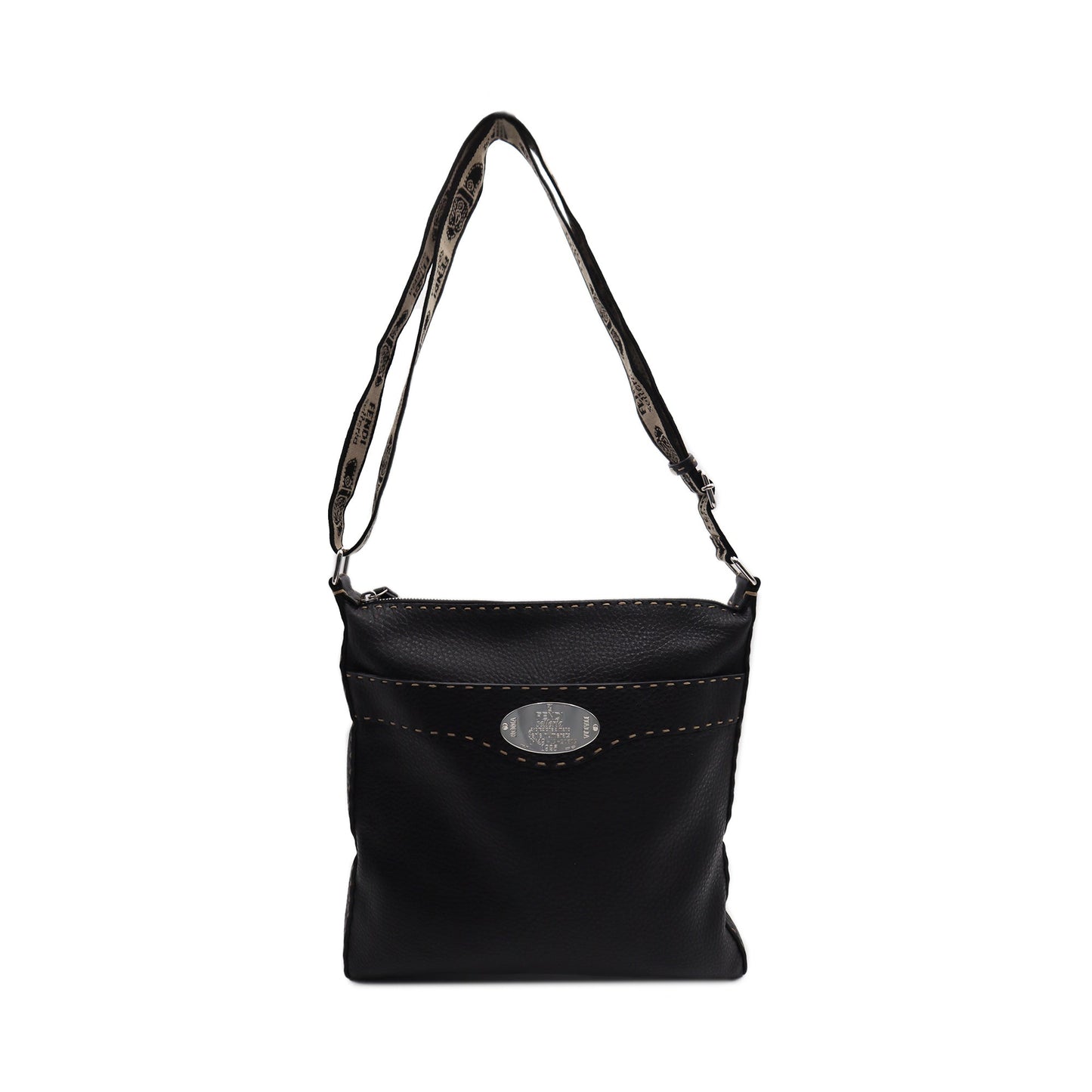 Fendi Leather Selleria Crossbody Bag