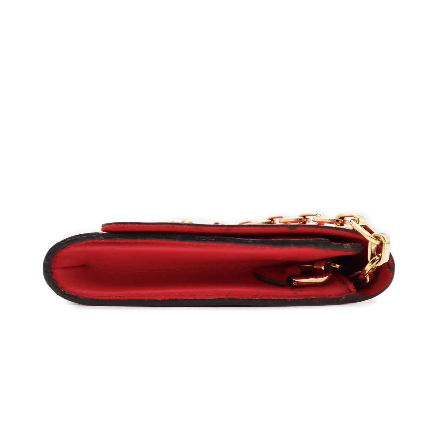 Louis Vuitton Calfskin Louise MM Chain Shoulder Bag PL4114