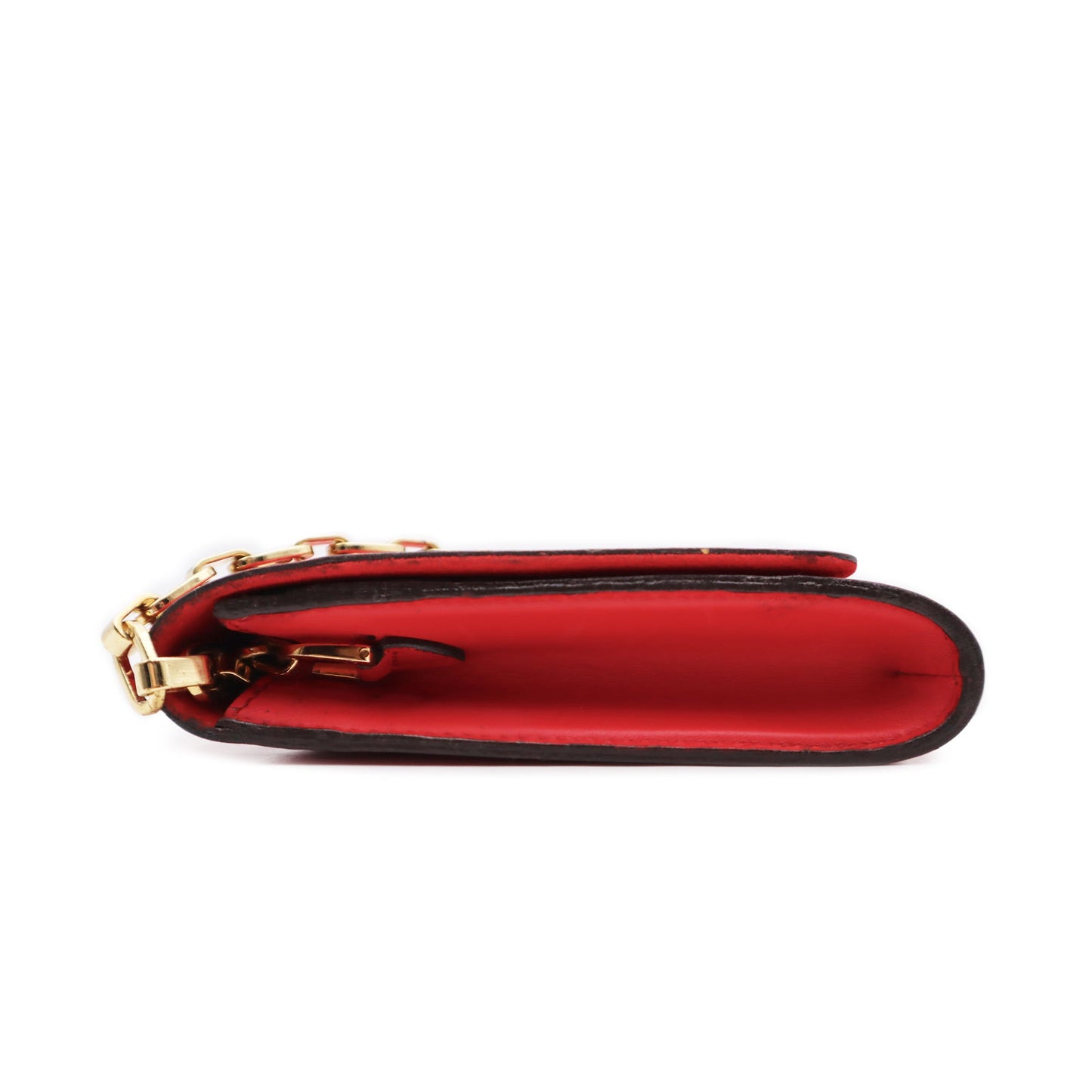 Louis Vuitton Calfskin Louise MM Chain Shoulder Bag PL4114