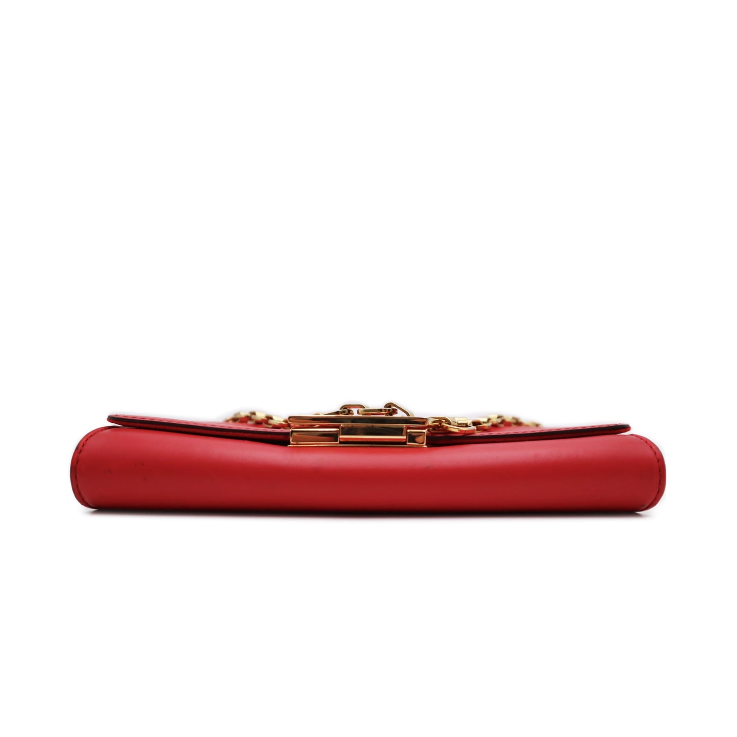 Louis Vuitton Calfskin Louise MM Chain Shoulder Bag PL4114