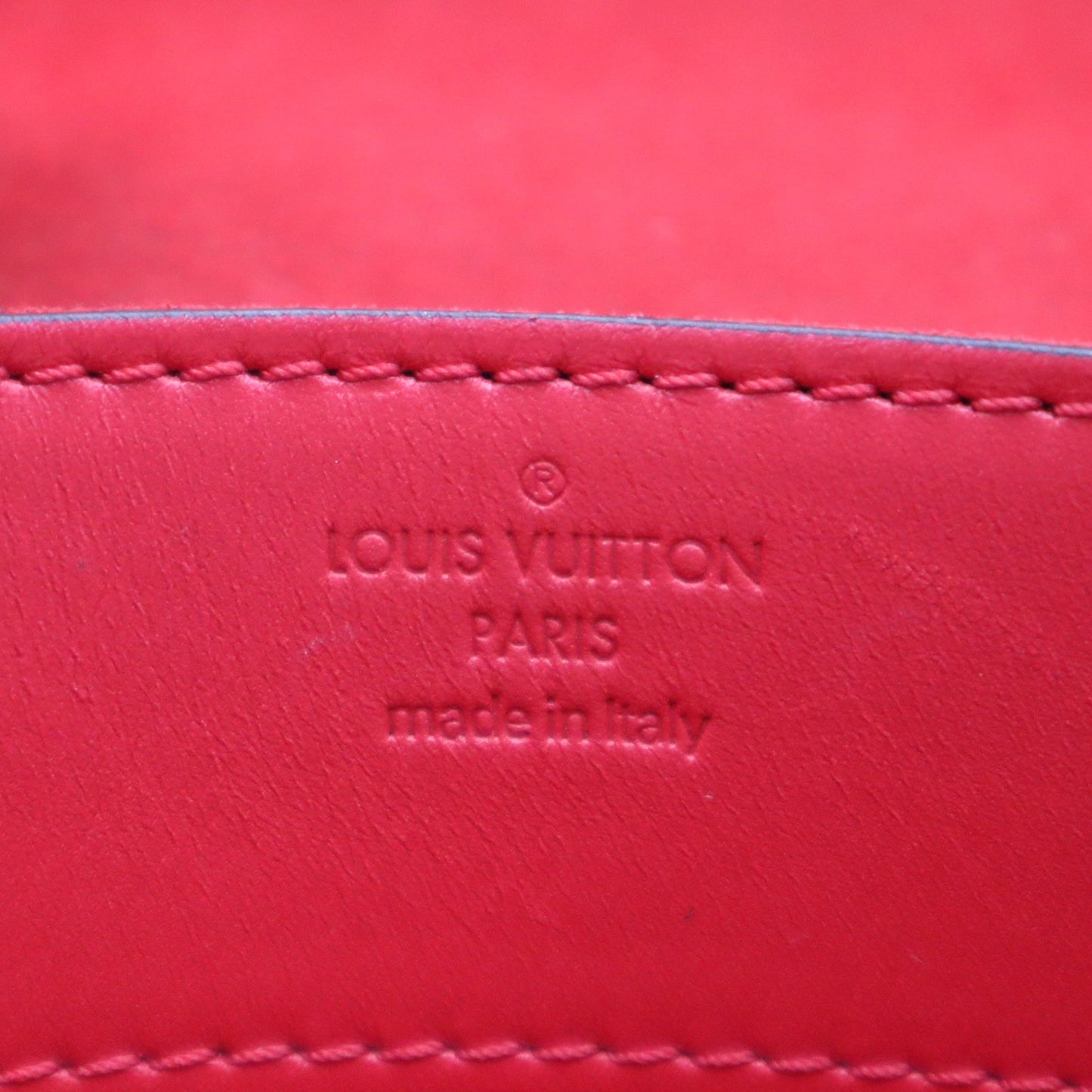 Louis Vuitton Calfskin Louise MM Chain Shoulder Bag PL4114