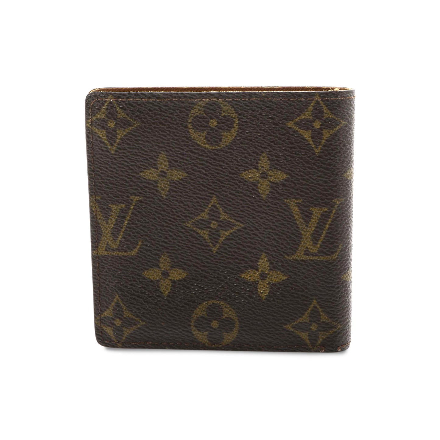 Louis Vuitton Monogram Canvas Marco Wallet Brown CA0977