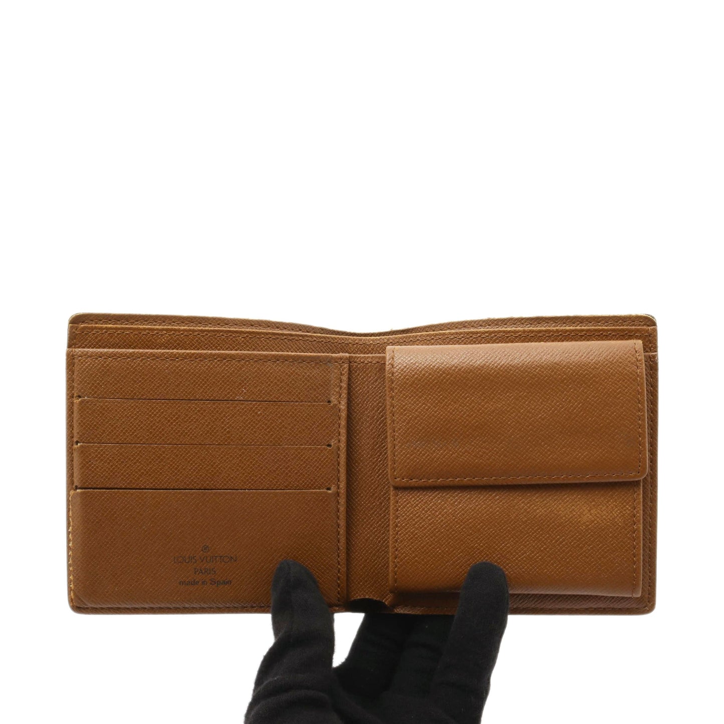 Louis Vuitton Monogram Canvas Marco Wallet Brown CA0977