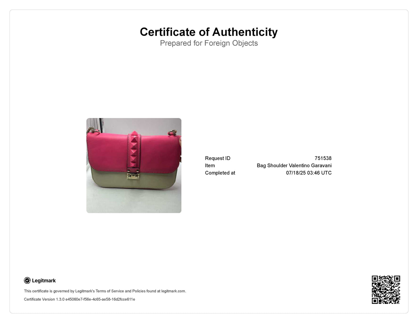 Valentino Garavani Vitello Glam Lock Rockstud Medium Shoulder Bag