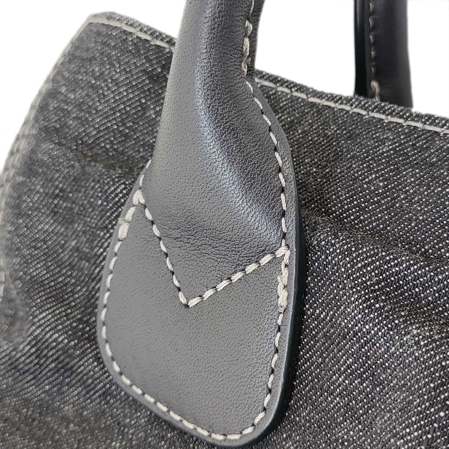 Burberry Denim Blue Label Tote Bag