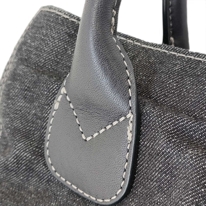 Burberry Denim Blue Label Tote Bag