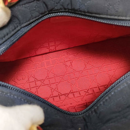 Dior Cannage Nylon Lady Dior Small Tote Bag