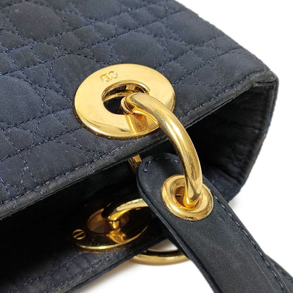 Dior Cannage Nylon Lady Dior Small Tote Bag