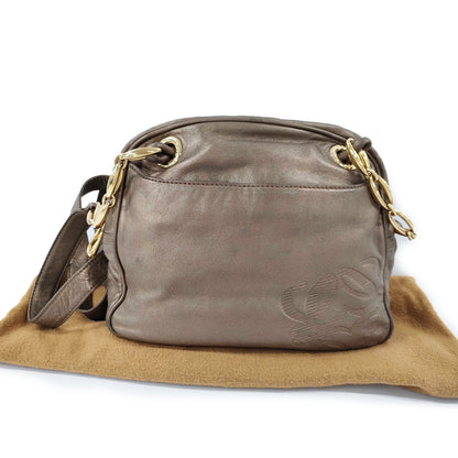 Loewe Anagram Leather Chain Shoulder Bag