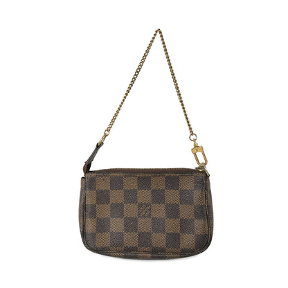 Louis Vuitton Damier Ebene Canvas Mini Pochette Accessories FL3068