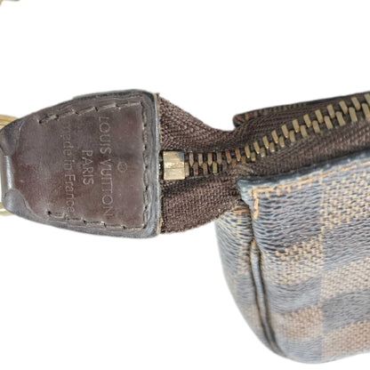 Louis Vuitton Damier Ebene Canvas Mini Pochette Accessories FL3068